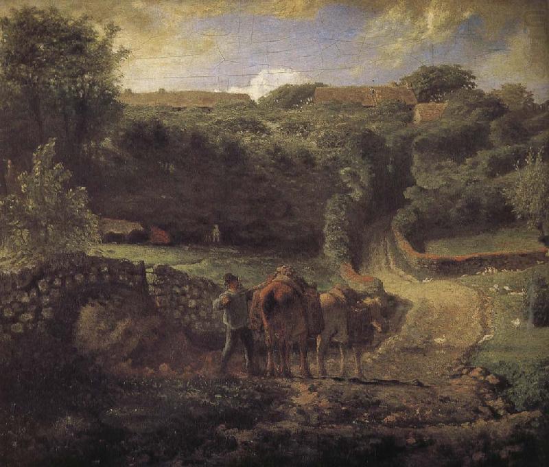 village, Jean Francois Millet